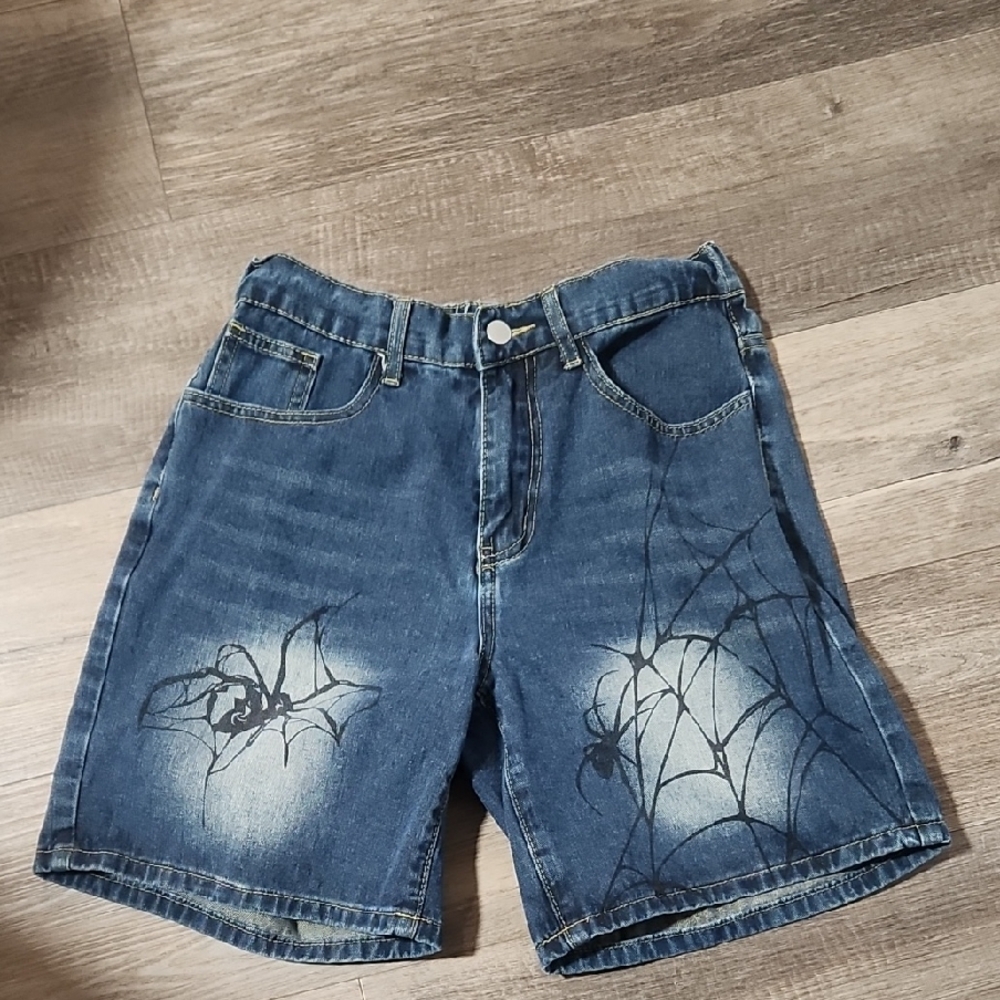 ROMWE Blue Denim Shorts